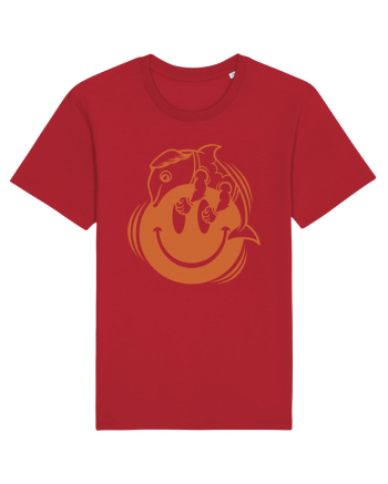 Give Smile Get Hugs Red