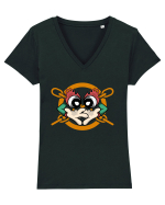 Good Mantra Tricou mânecă scurtă guler V Damă Evoker