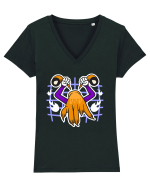 Haunted Spy Tricou mânecă scurtă guler V Damă Evoker