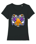 Haunted Spy Tricou mânecă scurtă guler larg fitted Damă Expresser