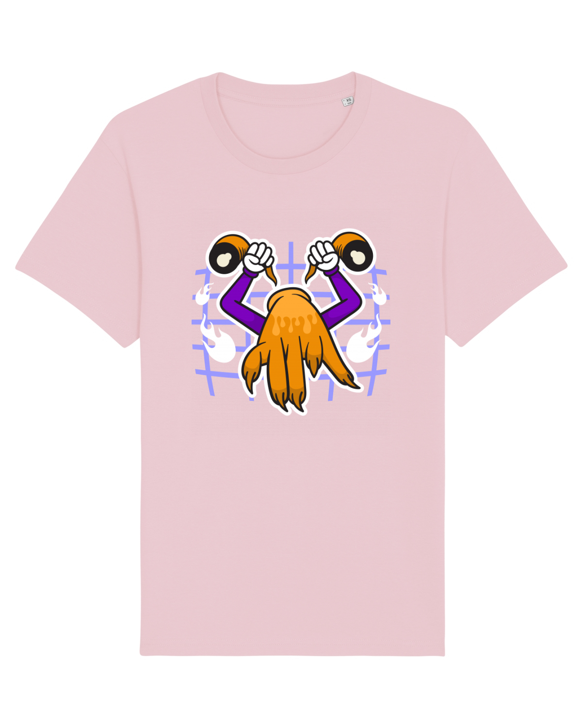 Tricou mânecă scurtă Unisex Rocker Cotton Pink