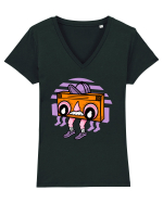 Low Beat Low Life Tricou mânecă scurtă guler V Damă Evoker
