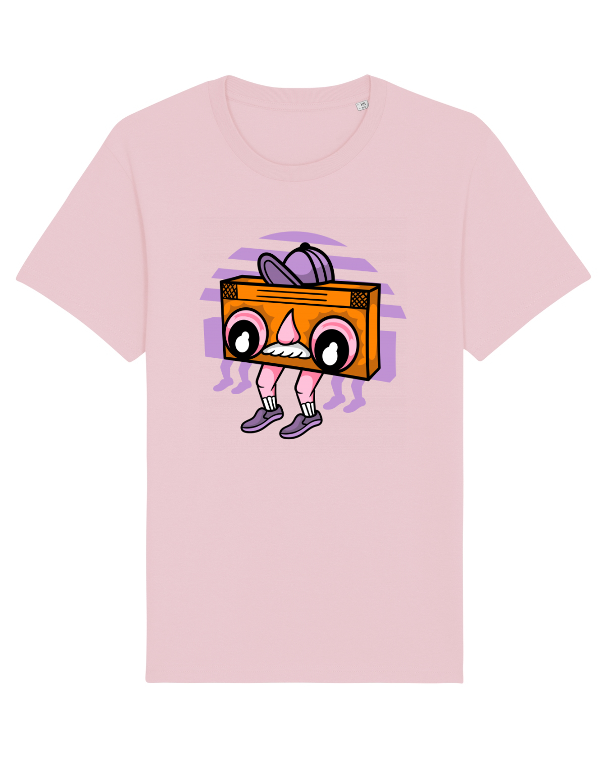 Tricou mânecă scurtă Unisex Rocker Cotton Pink