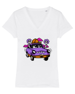 Mad Driver Tricou mânecă scurtă guler V Damă Evoker