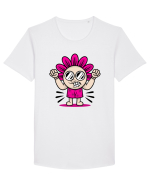 Mad Flower Tricou mânecă scurtă guler larg Bărbat Skater