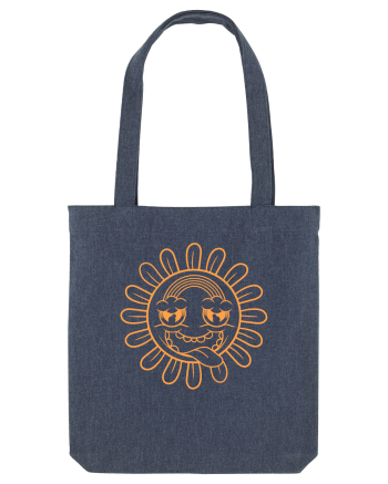 Moody Sunflower Midnight Blue
