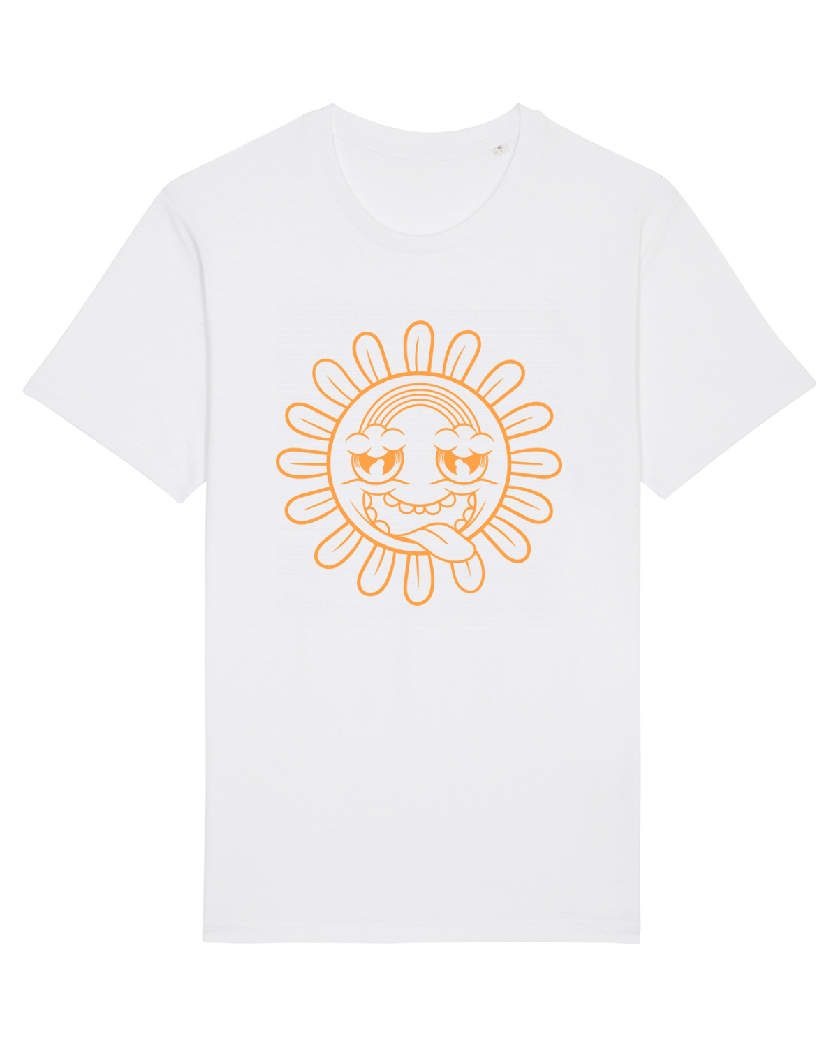 Tricou mânecă scurtă Unisex Rocker White