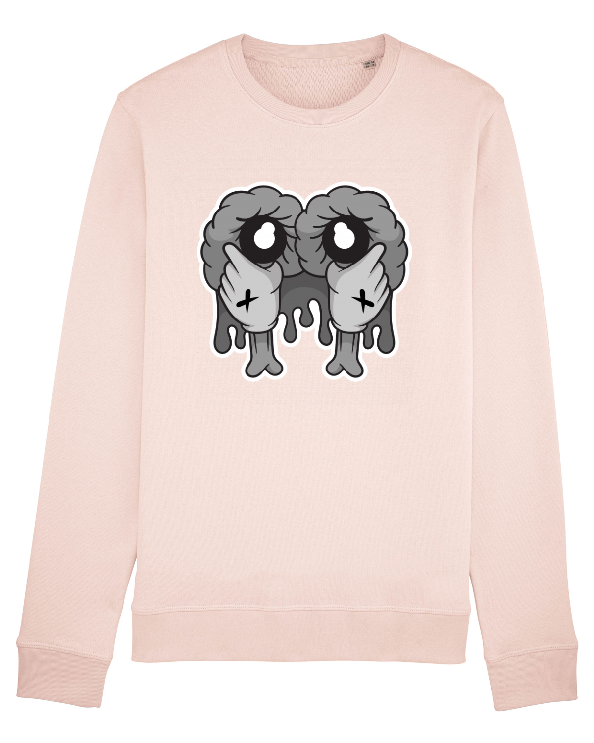 Bluză mânecă lungă Unisex Rise Candy Pink