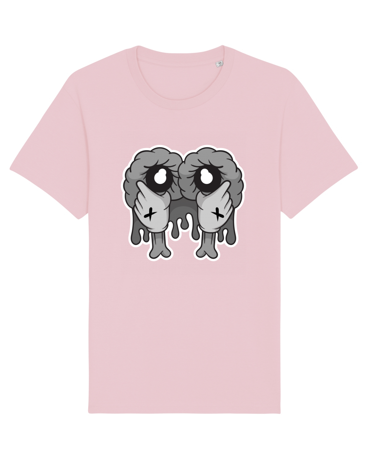Tricou mânecă scurtă Unisex Rocker Cotton Pink