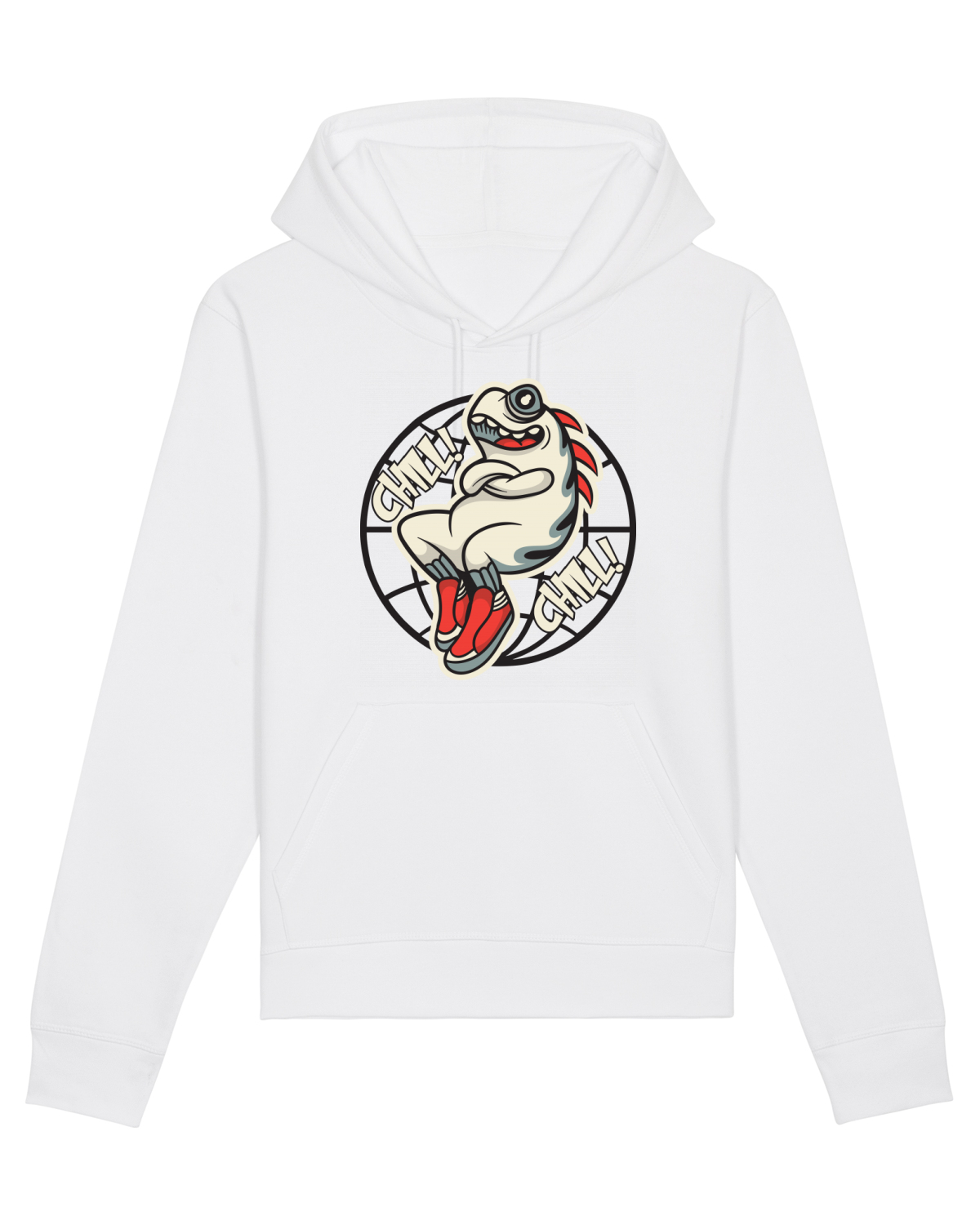 Hanorac Unisex Drummer White