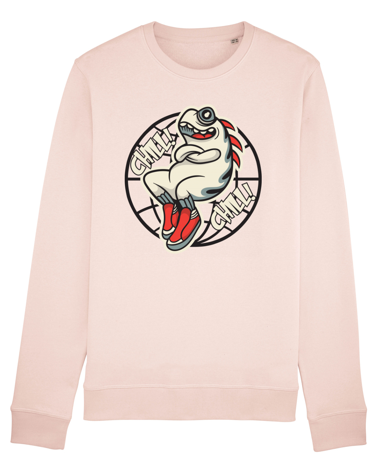 Bluză mânecă lungă Unisex Rise Candy Pink