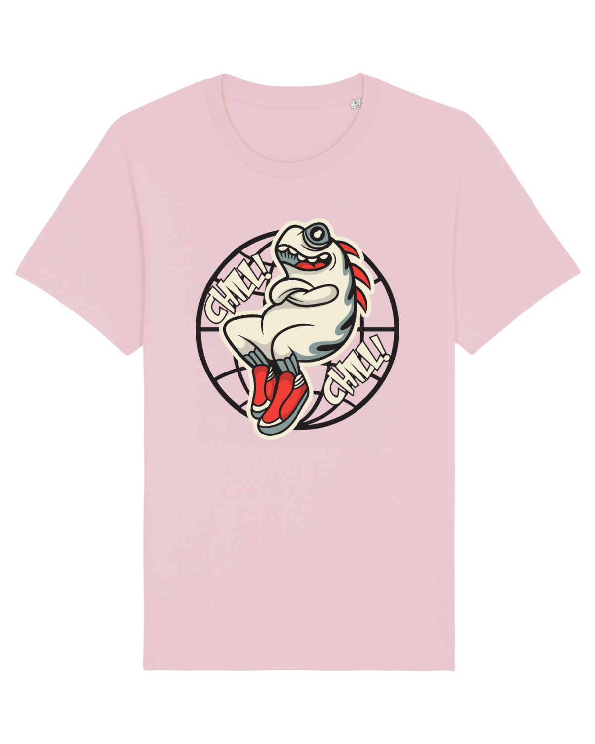 Tricou mânecă scurtă Unisex Rocker Cotton Pink