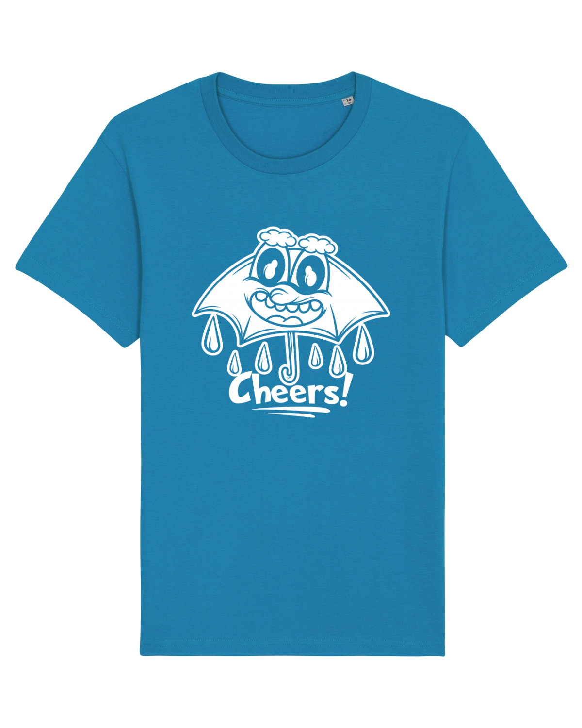 Tricou mânecă scurtă Unisex Rocker Azur