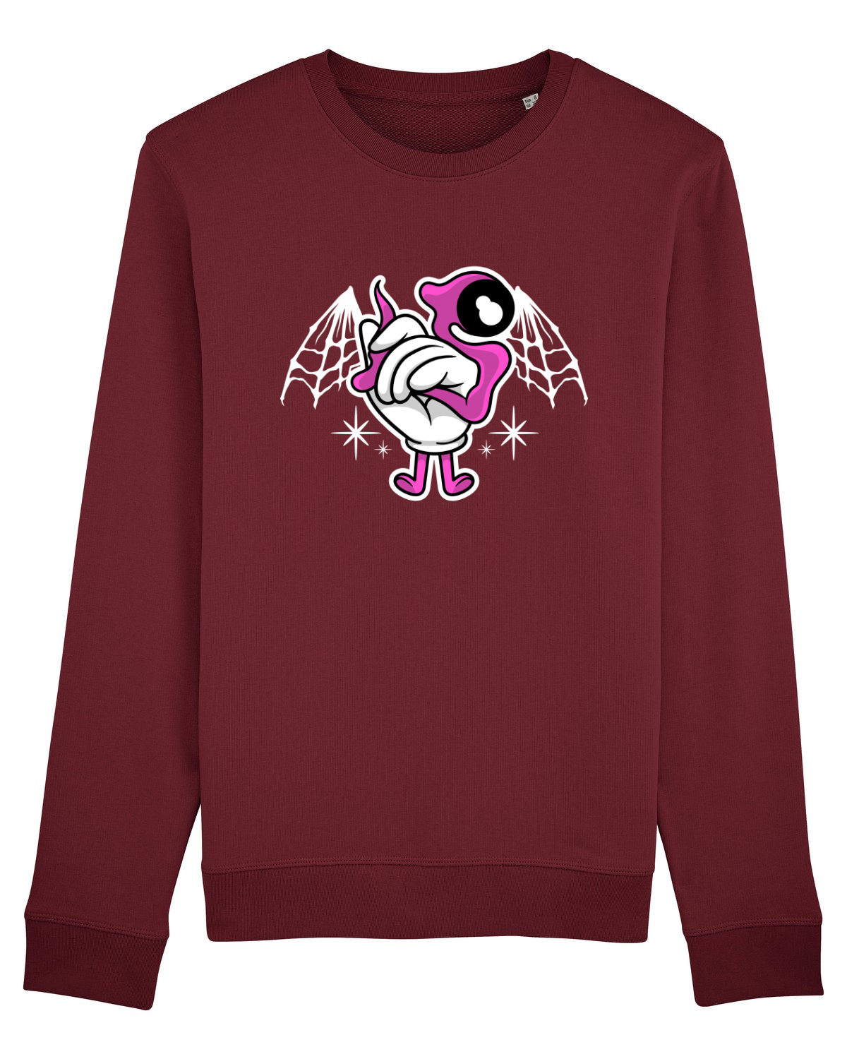 Bluză mânecă lungă Unisex Rise Burgundy