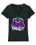 Swag Beanie Tricou mânecă scurtă guler V Damă Evoker
