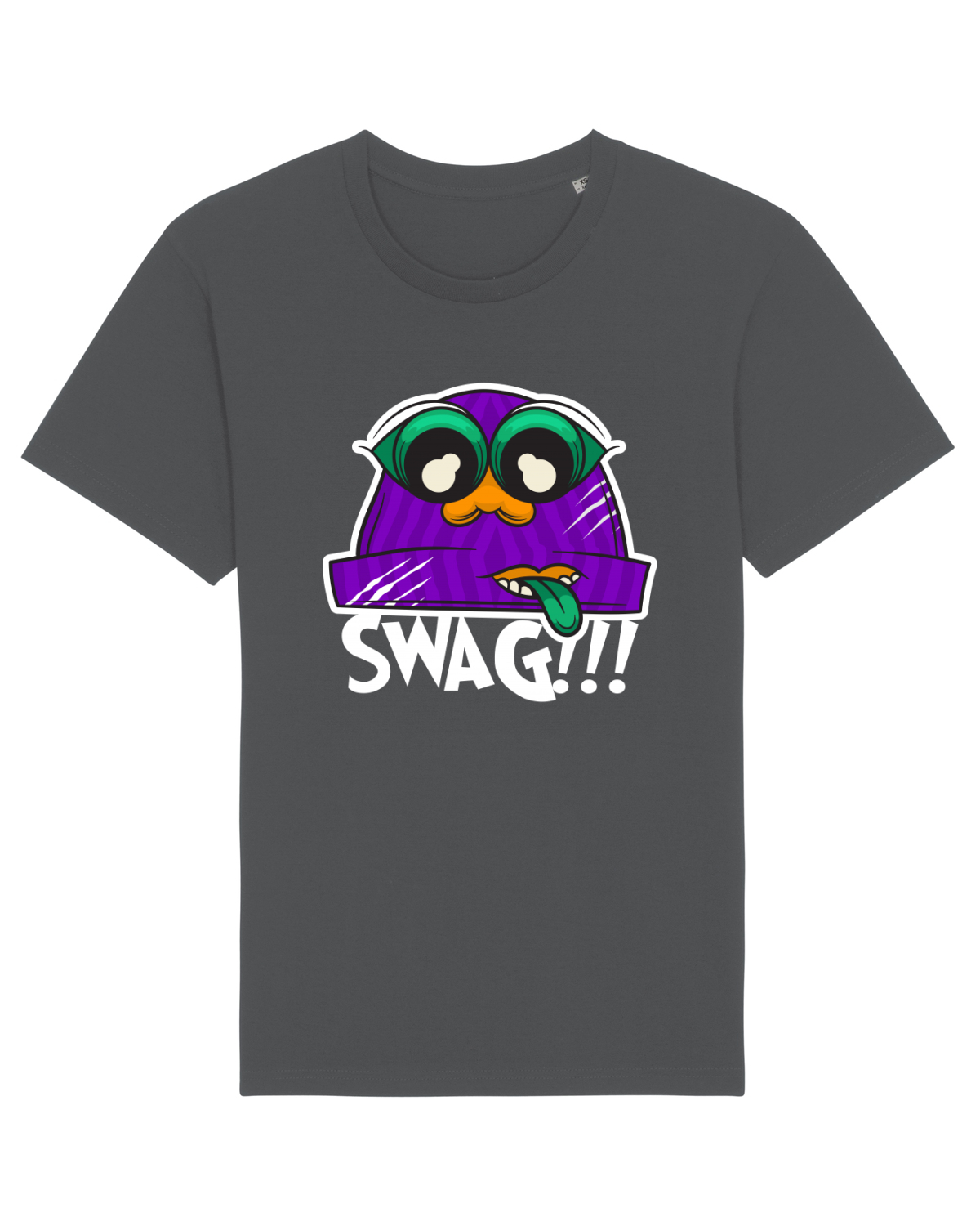 Tricou mânecă scurtă Unisex Rocker Anthracite