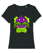 The Boomdays Tricou mânecă scurtă guler larg fitted Damă Expresser