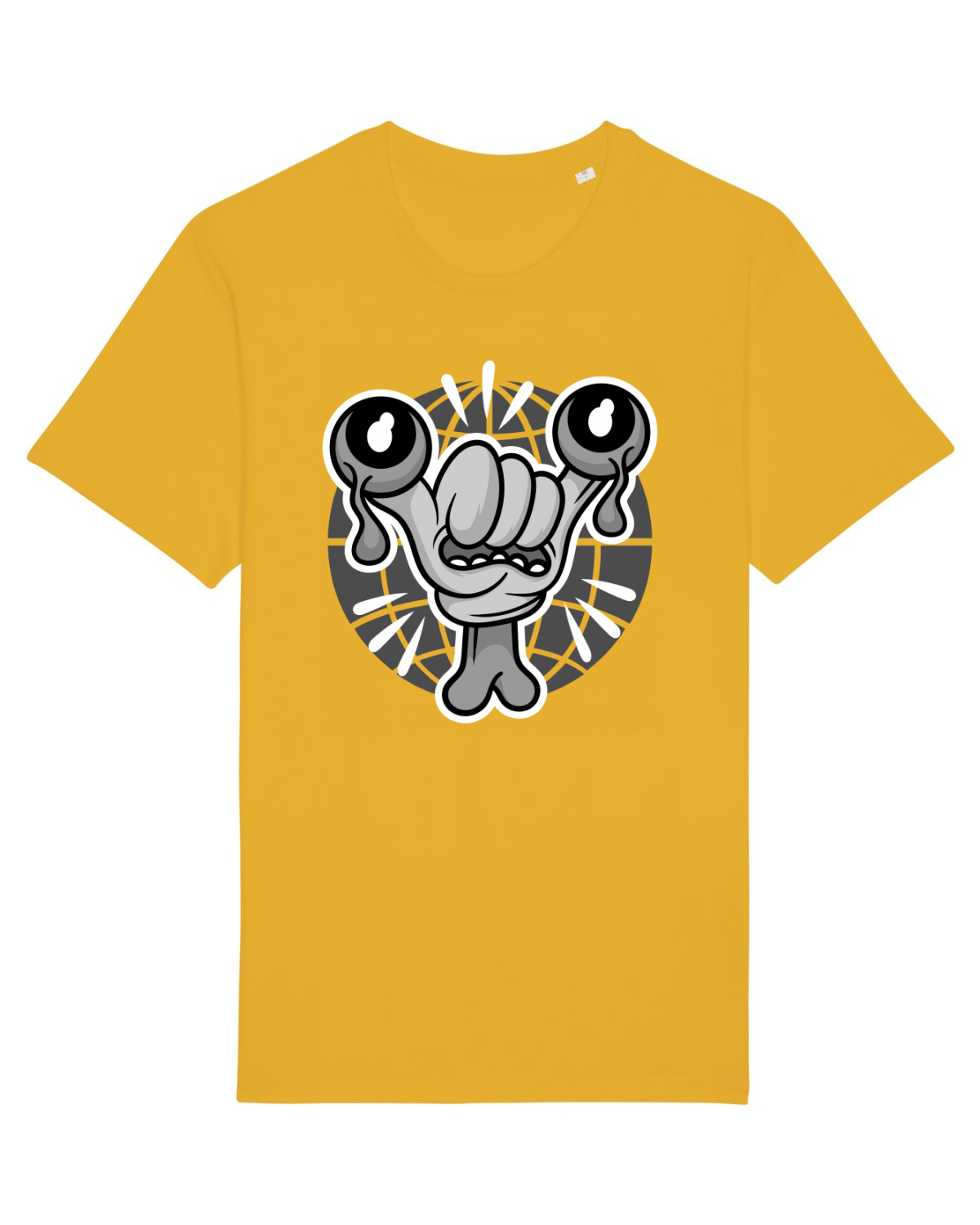Tricou mânecă scurtă Unisex Rocker Spectra Yellow