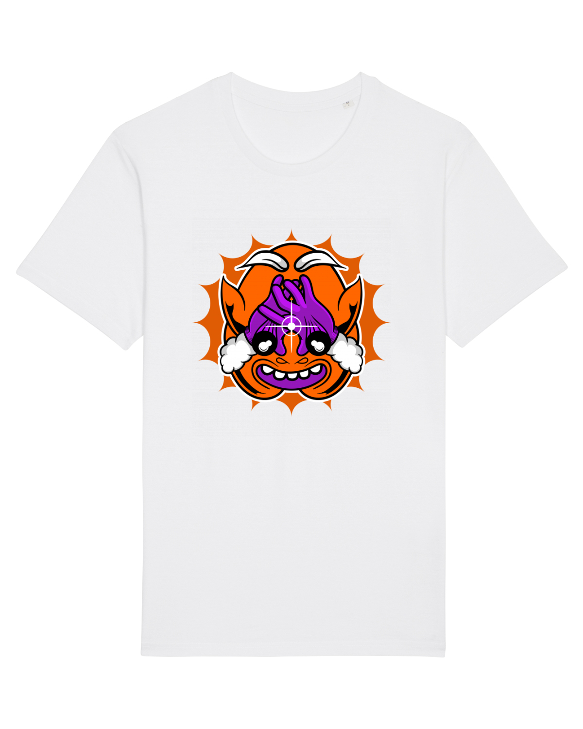 Tricou mânecă scurtă Unisex Rocker White