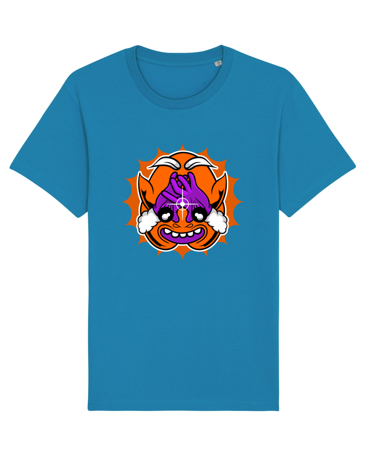 Tricou mânecă scurtă Unisex Rocker Azur