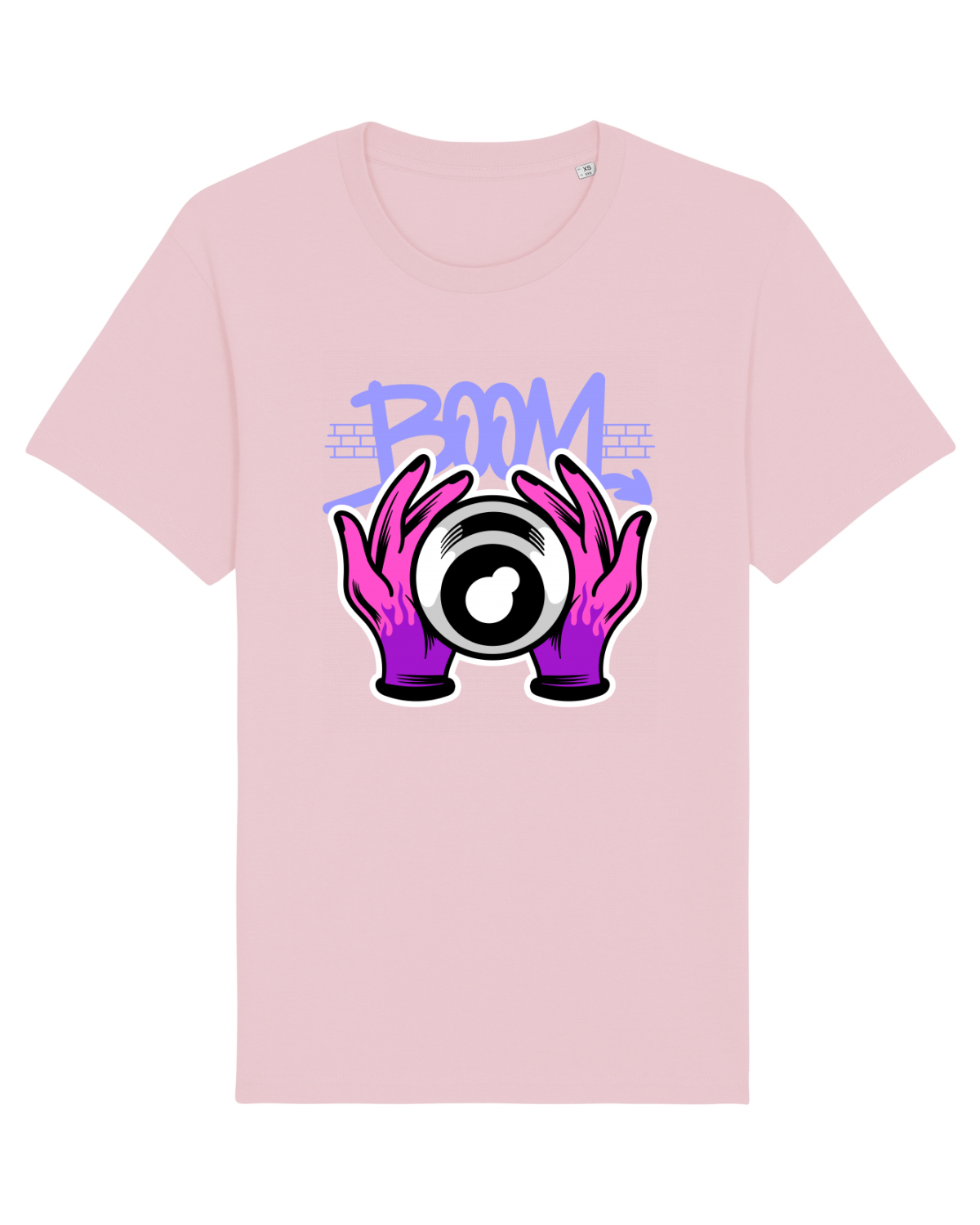 Tricou mânecă scurtă Unisex Rocker Cotton Pink