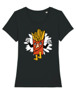 Weekend is Near Tricou mânecă scurtă guler larg fitted Damă Expresser
