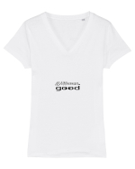 Different is good Tricou mânecă scurtă guler V Damă Evoker