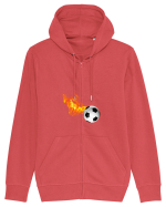 Ball on fire Hanorac cu fermoar Unisex Connector
