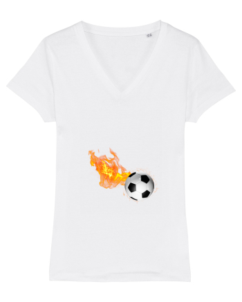Ball on fire White