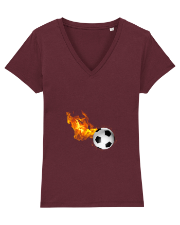 Ball on fire Burgundy