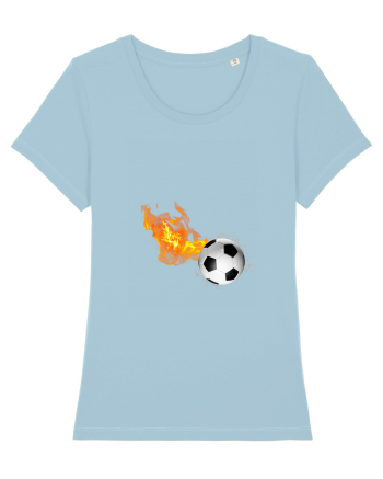 Ball on fire Sky Blue