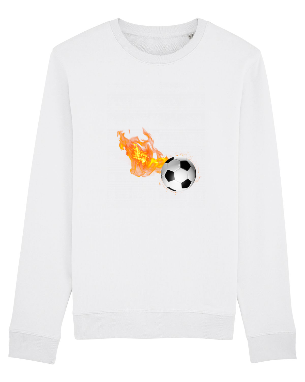 Bluză mânecă lungă Unisex Rise White