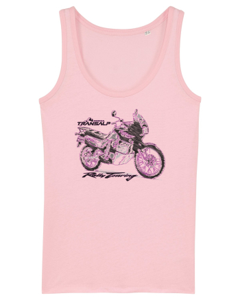 Adventure motorcycles are fun Transalp 600 Cotton Pink