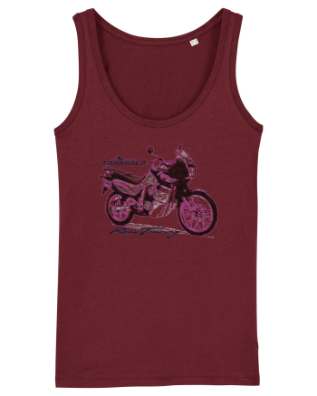 Adventure motorcycles are fun Transalp 600 Burgundy