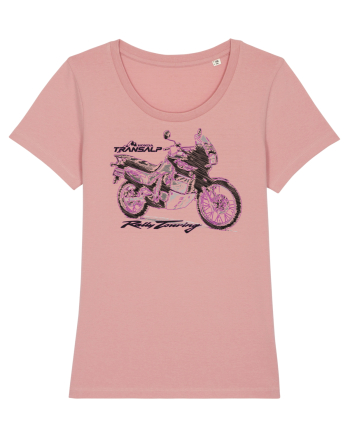 Adventure motorcycles are fun Transalp 600 Canyon Pink