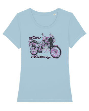 Adventure motorcycles are fun Transalp 600 Sky Blue