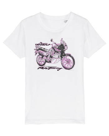 Adventure motorcycles are fun Transalp 600 White