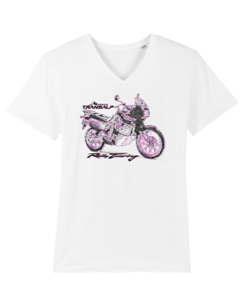 Adventure motorcycles are fun Transalp 600 White