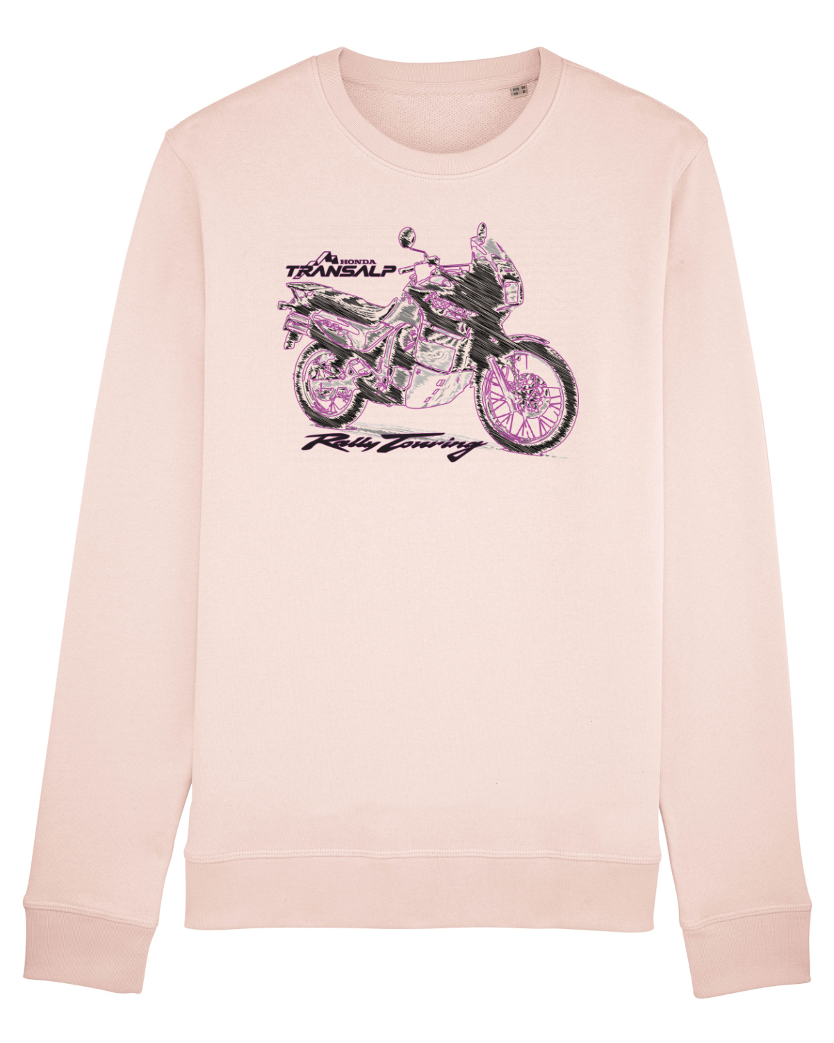 Bluză mânecă lungă Unisex Rise Candy Pink