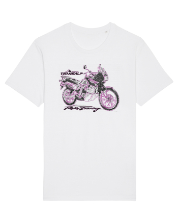 Adventure motorcycles are fun Transalp 600 White