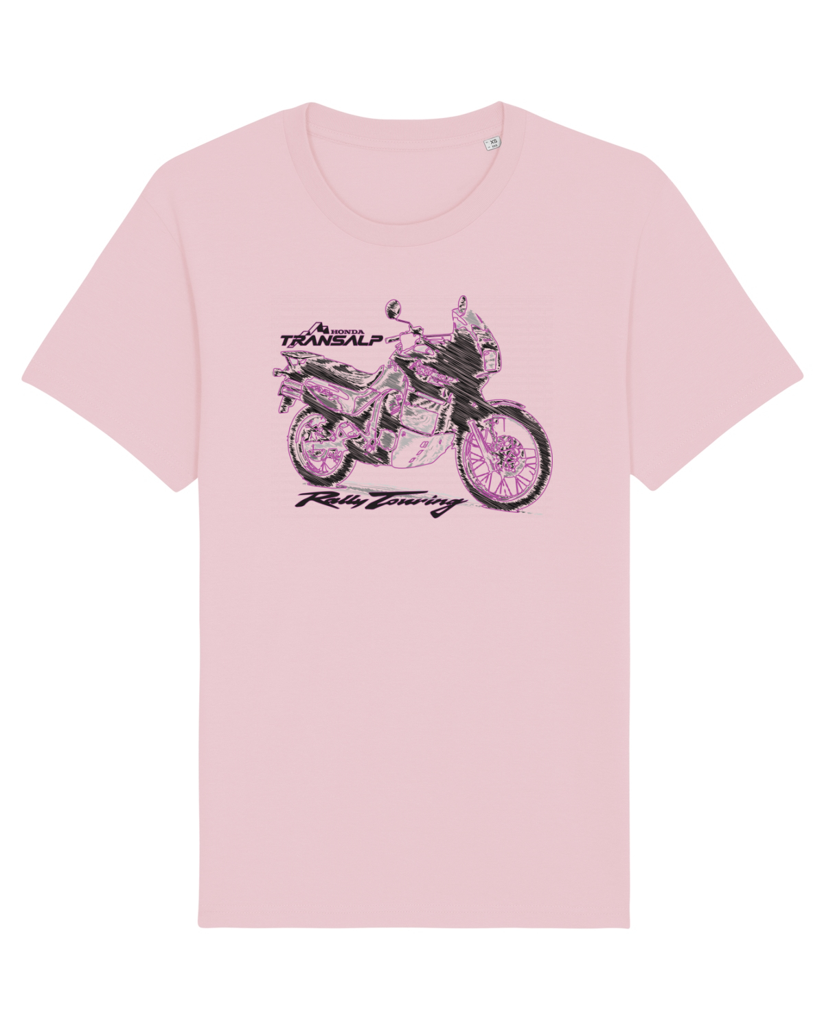 Tricou mânecă scurtă Unisex Rocker Cotton Pink