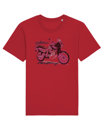 Adventure motorcycles are fun Transalp 600 Red