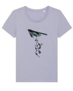 make music  Tricou mânecă scurtă guler larg fitted Damă Expresser