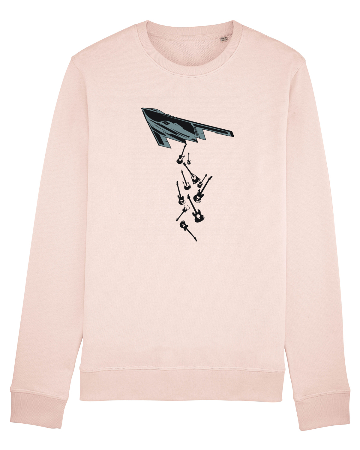 Bluză mânecă lungă Unisex Rise Candy Pink