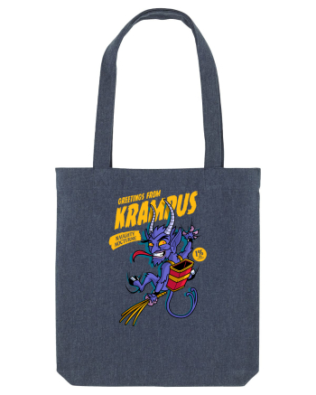 Greetings from Krampus Midnight Blue