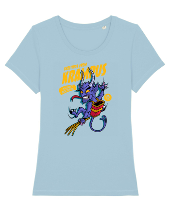 Greetings from Krampus Sky Blue