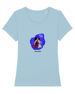 Enjoy LIFE Tricou mânecă scurtă guler larg fitted Damă Expresser