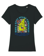 Have A Very Scary Christmas Holy Monster Christmas Tricou mânecă scurtă guler larg fitted Damă Expresser