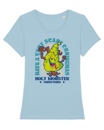 Have A Very Scary Christmas Holy Monster Christmas Sky Blue