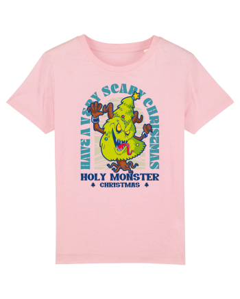 Have A Very Scary Christmas Holy Monster Christmas Cotton Pink
